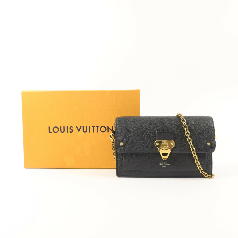 LOUIS VUITTON Monogram Empreinte Vavin鏈帶肩背袋-8