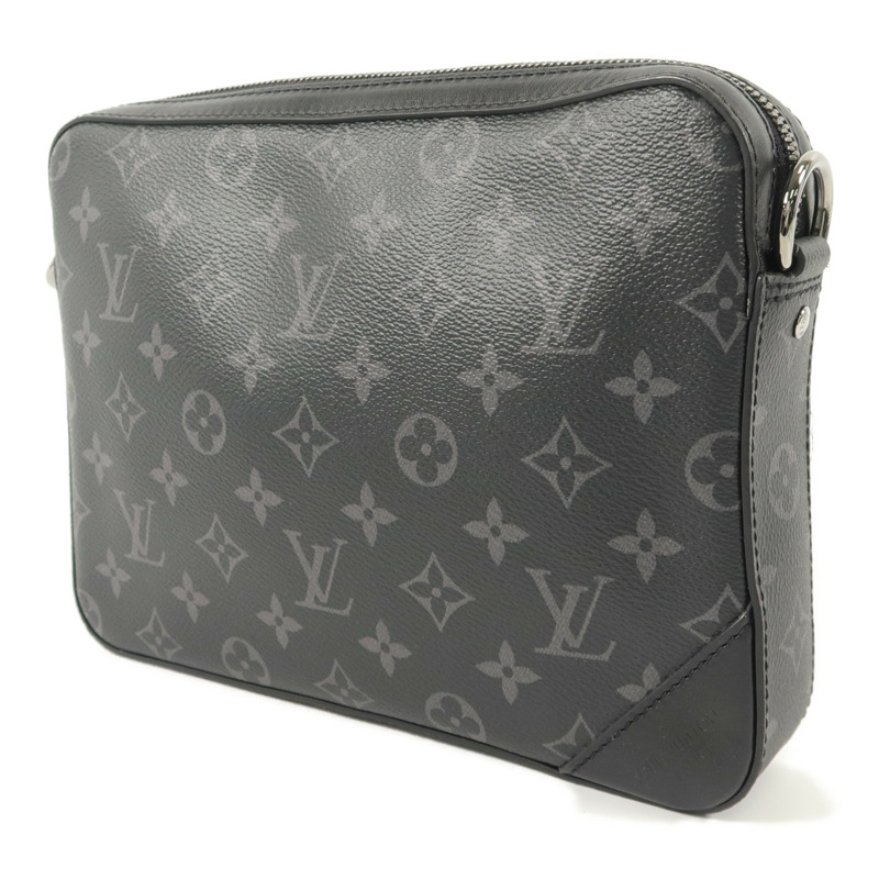 LOUIS VUITTON Monogram Eclipse Reverse Trio Messenger肩背袋-2
