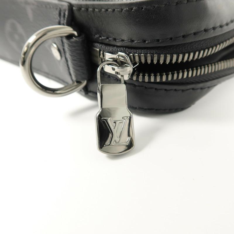LOUIS VUITTON Monogram Eclipse Reverse Trio Messenger肩背袋-9