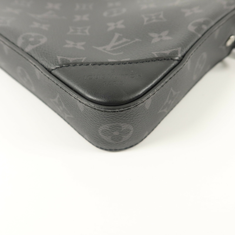LOUIS VUITTON Monogram Eclipse Reverse Trio Messenger肩背袋-15