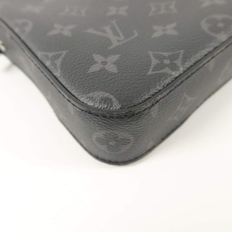 LOUIS VUITTON Monogram Eclipse Reverse Trio Messenger肩背袋-18