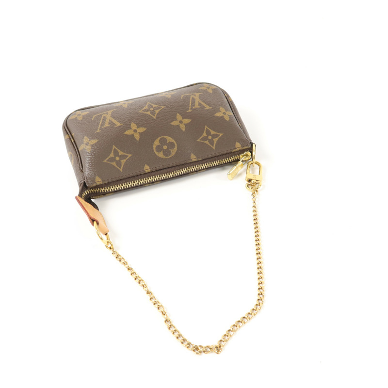 LOUIS VUITTON Monogram Mini Pochette Accessoires手挽袋-7