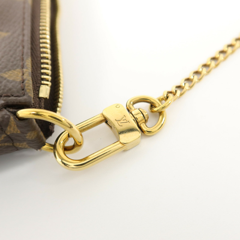 LOUIS VUITTON Monogram Mini Pochette Accessoires手挽袋-8