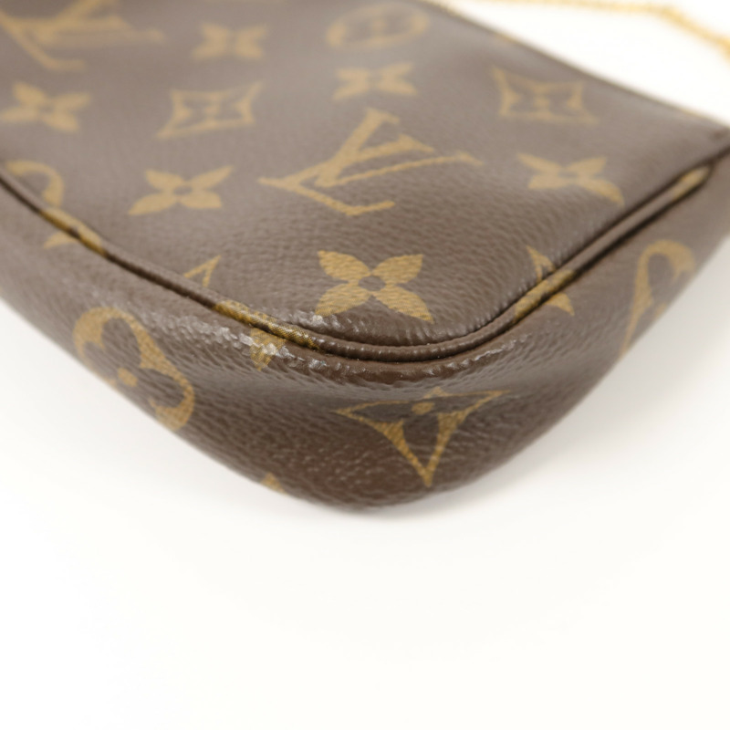 LOUIS VUITTON Monogram Mini Pochette Accessoires手挽袋-10
