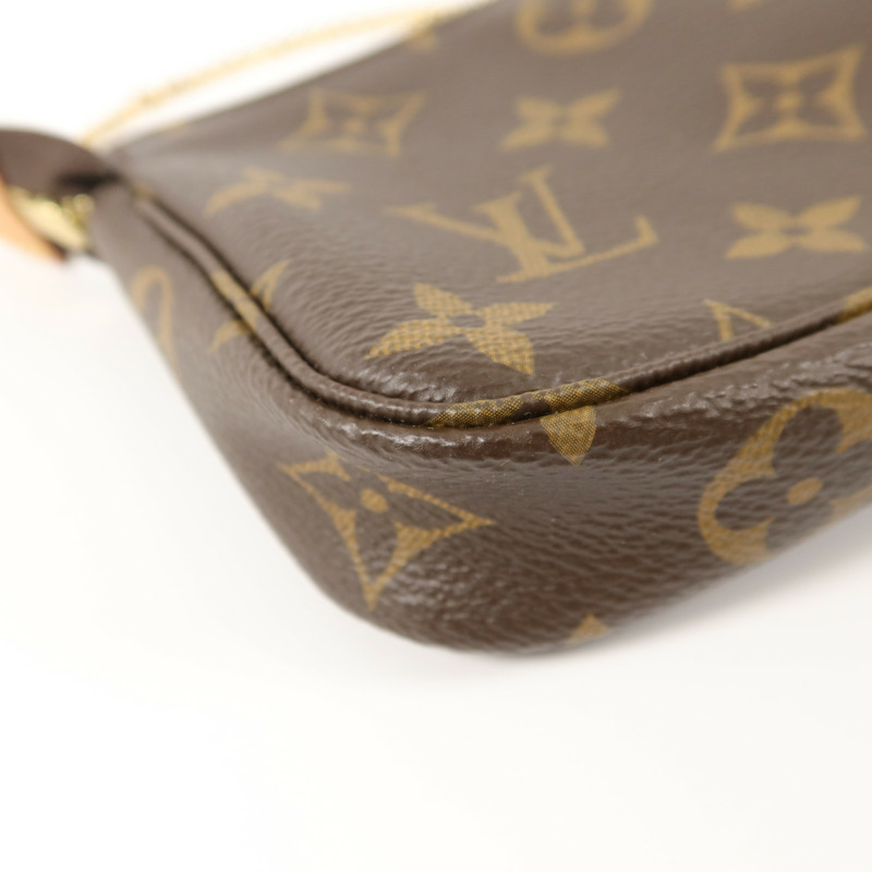LOUIS VUITTON Monogram Mini Pochette Accessoires手挽袋-11
