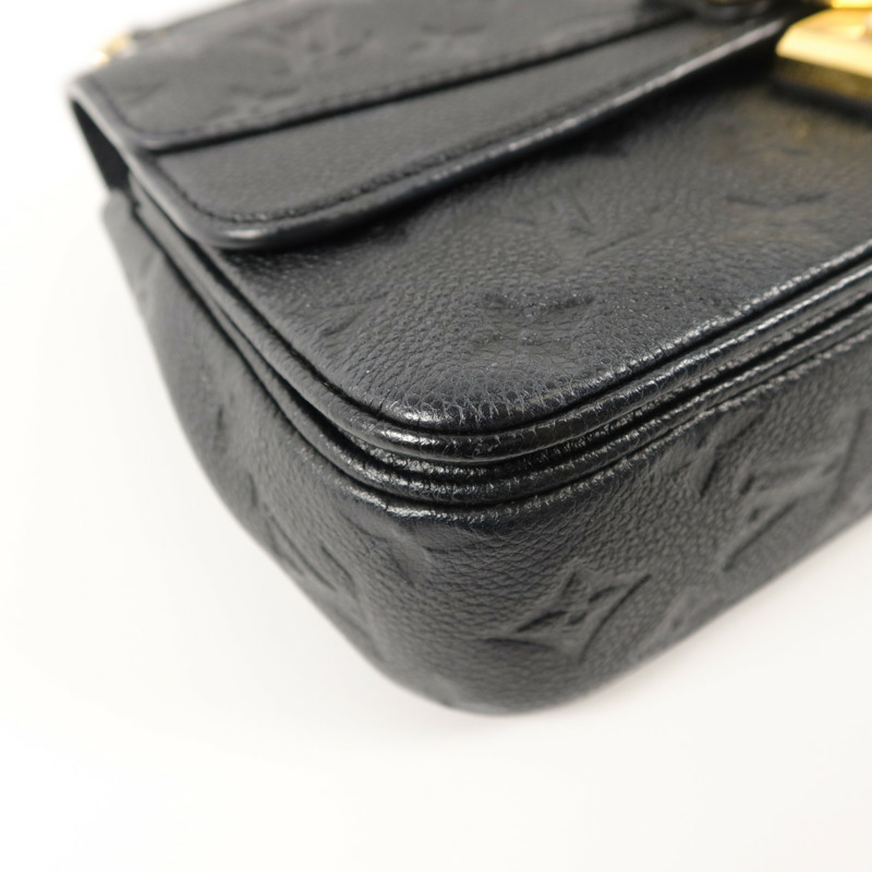 LOUIS VUITTON Monogram Empreinte Marceau鏈帶肩背袋-11