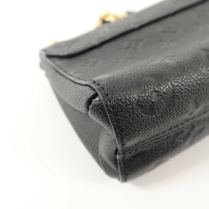 LOUIS VUITTON Monogram Empreinte Vavin BB鏈帶肩背袋-15