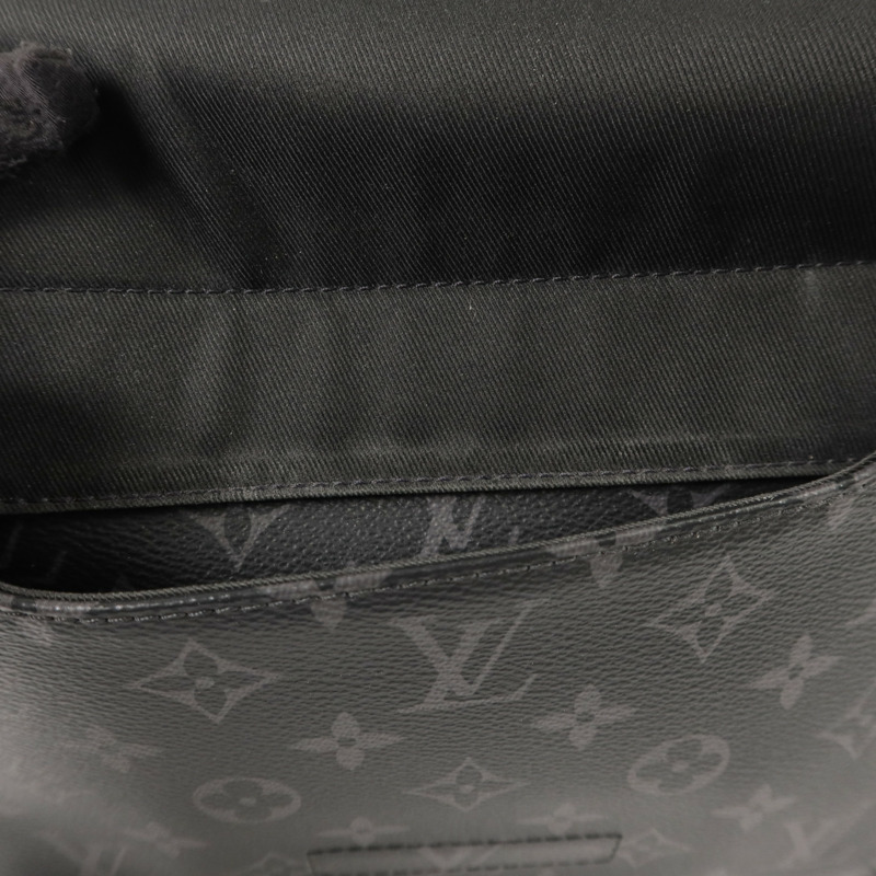LOUIS VUITTON Monogram Eclipse Steamer肩背袋-16
