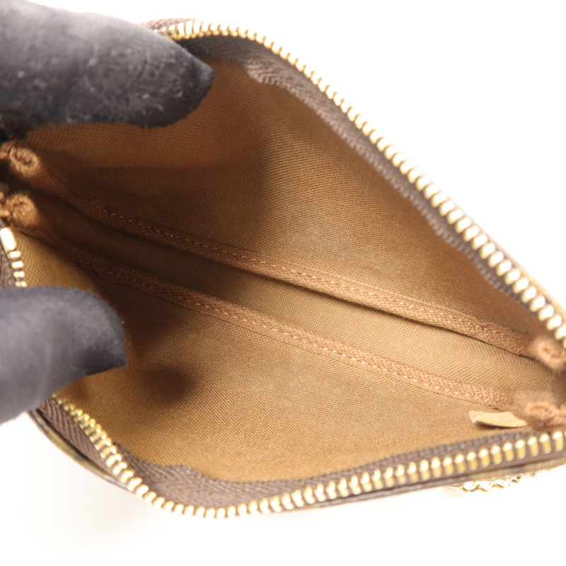 LOUIS VUITTON Monogram Mini Pochette Accessoires手挽袋-4