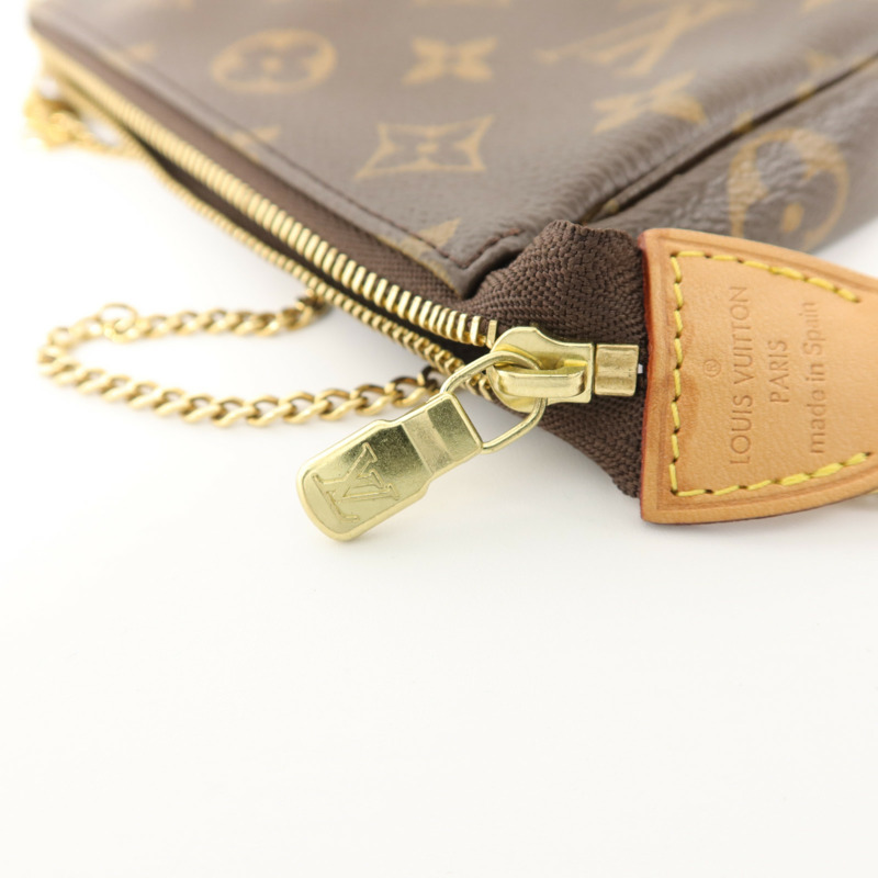 LOUIS VUITTON Monogram Mini Pochette Accessoires手挽袋-8