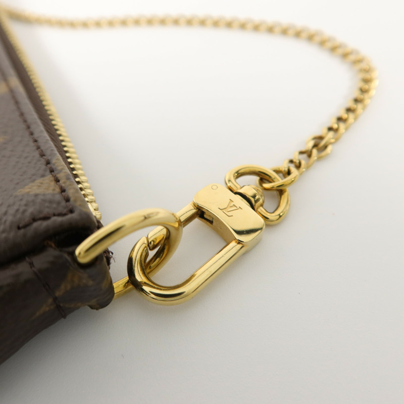 LOUIS VUITTON Monogram Mini Pochette Accessoires手挽袋-9