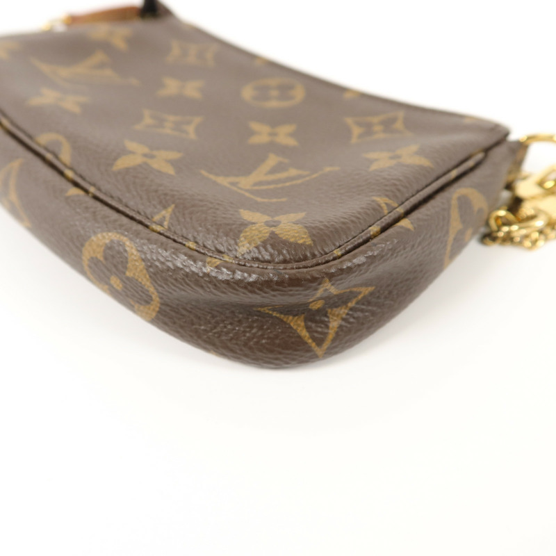 LOUIS VUITTON Monogram Mini Pochette Accessoires手挽袋-10
