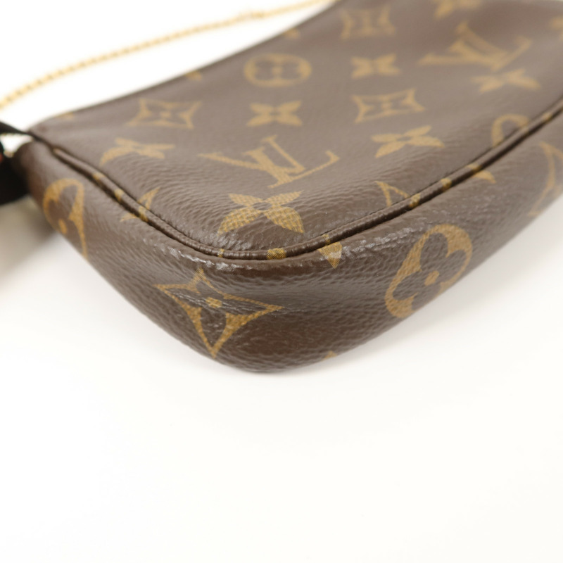 LOUIS VUITTON Monogram Mini Pochette Accessoires手挽袋-11