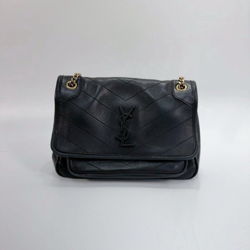 Saint Laurent Baby Niki 黑色金鏈肩背包-1