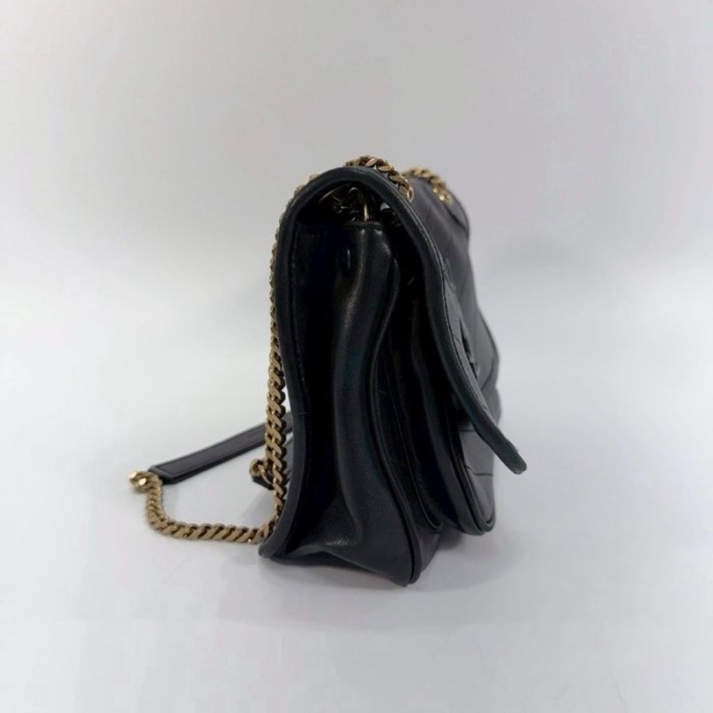 Saint Laurent Baby Niki 黑色金鏈肩背包-2