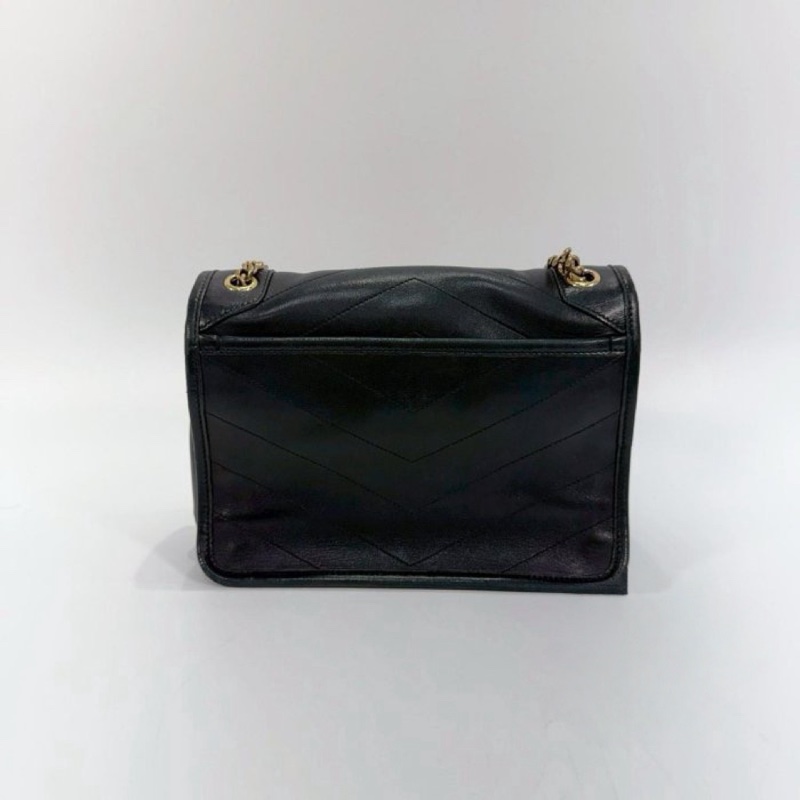 Saint Laurent Baby Niki 黑色金鏈肩背包-3