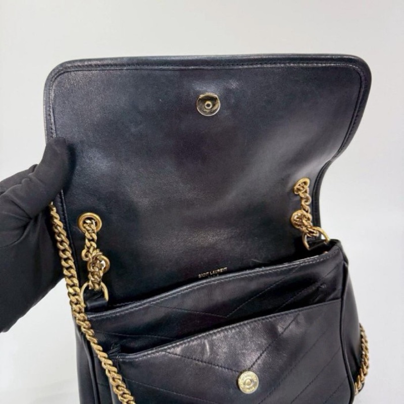 Saint Laurent Baby Niki 黑色金鏈肩背包-6