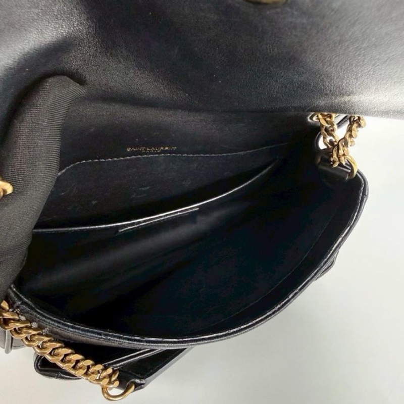 Saint Laurent Baby Niki 黑色金鏈肩背包-7
