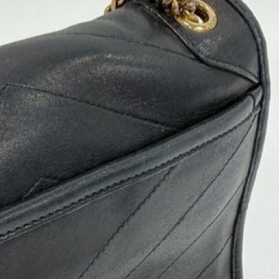 Saint Laurent Baby Niki 黑色金鏈肩背包-13