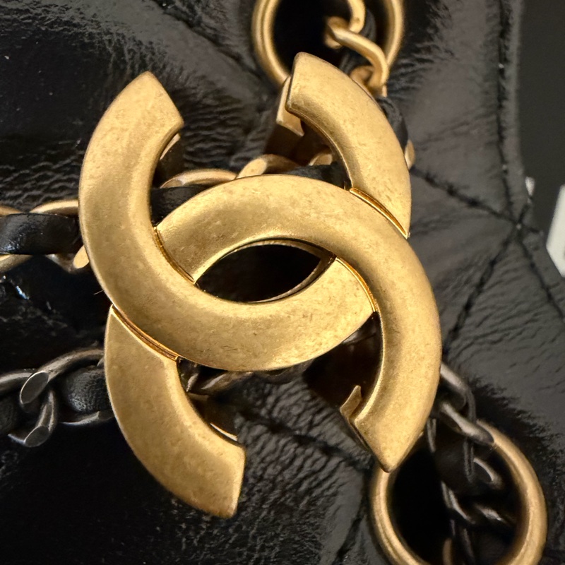 Chanel 25bag mini 迷你 油蠟皮-8