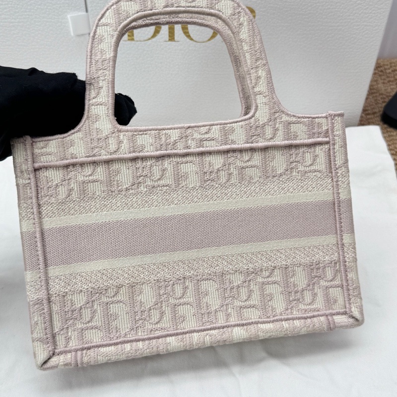 🌷粉嫩甜價！Dior 迪奧 Book Tote 老花托特 粉 mini-2
