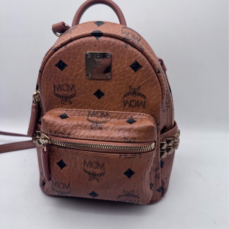 MCM小號雙肩包 MCM/MCM  Visetos經典花紋帆布-1