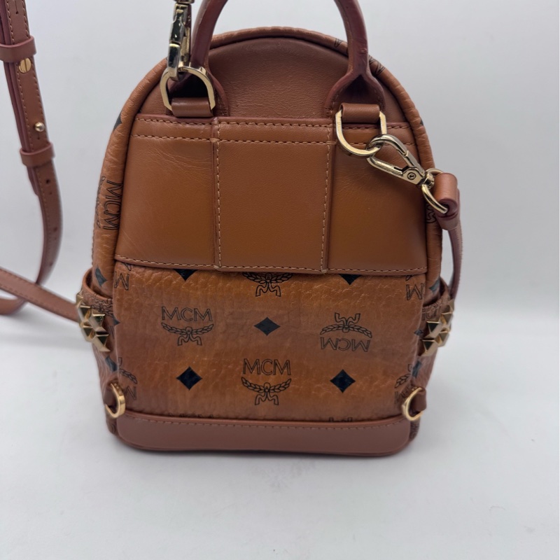 MCM小號雙肩包 MCM/MCM  Visetos經典花紋帆布-3
