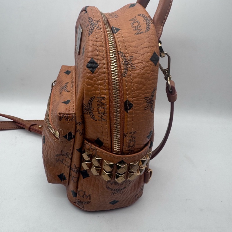 MCM小號雙肩包 MCM/MCM  Visetos經典花紋帆布-4