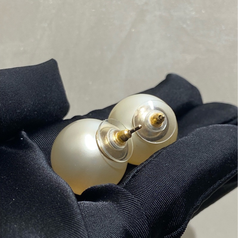 99新Chanel 香奈兒耳釘  經典珍珠雙C logo 超美的一款-4