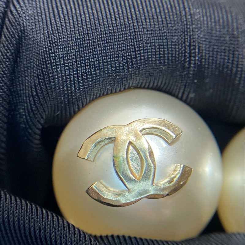 99新Chanel 香奈兒耳釘  經典珍珠雙C logo 超美的一款-6