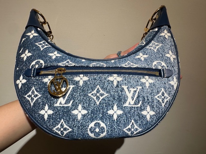 LV絕版品!牛仔月亮包-2