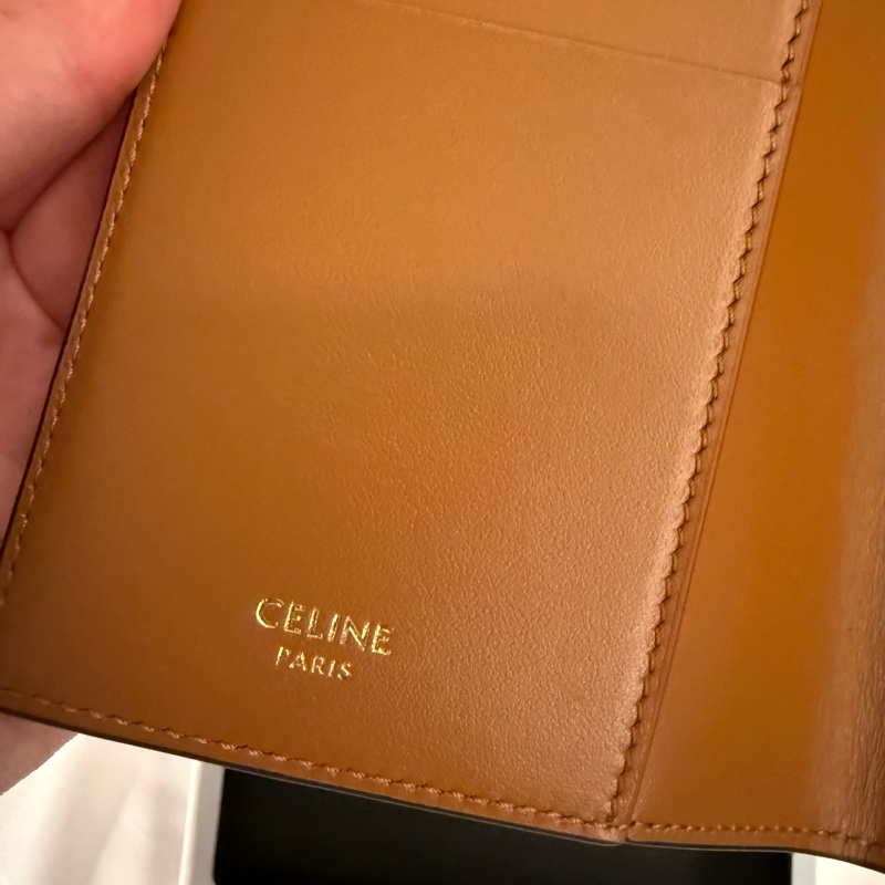 💖Celine 老花款 護照夾💖 全新全配-2
