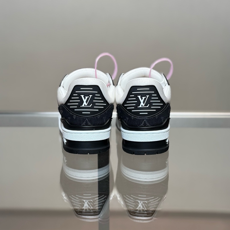 LOUIS VUITTON/路易威登 LV Trainer 黑白牛仔-3