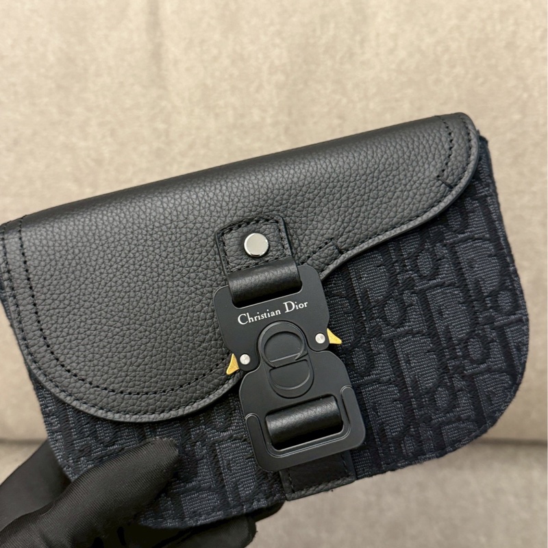 DIOR saddle黑馬鞍mini-1