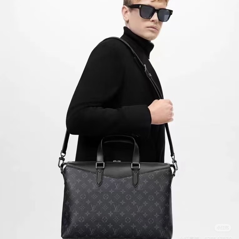 Louis Vuitton路易威登黑老花傳奇公文包Explorer💼-4