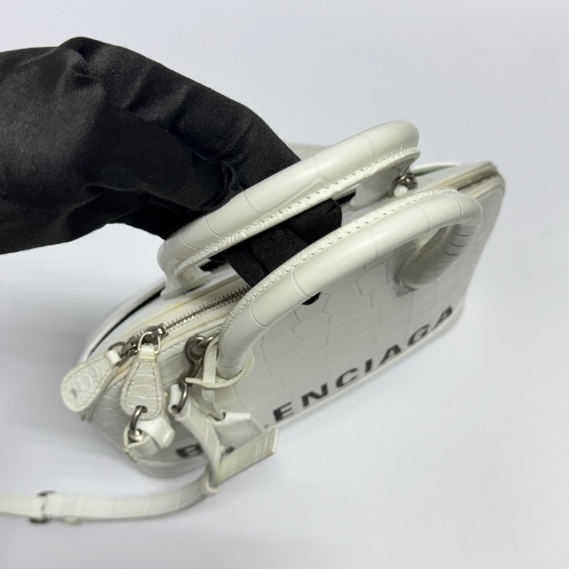 （稀有款🐊） Balenciaga 巴黎世家 鱷魚紋 斜背包【專櫃83,000】-9