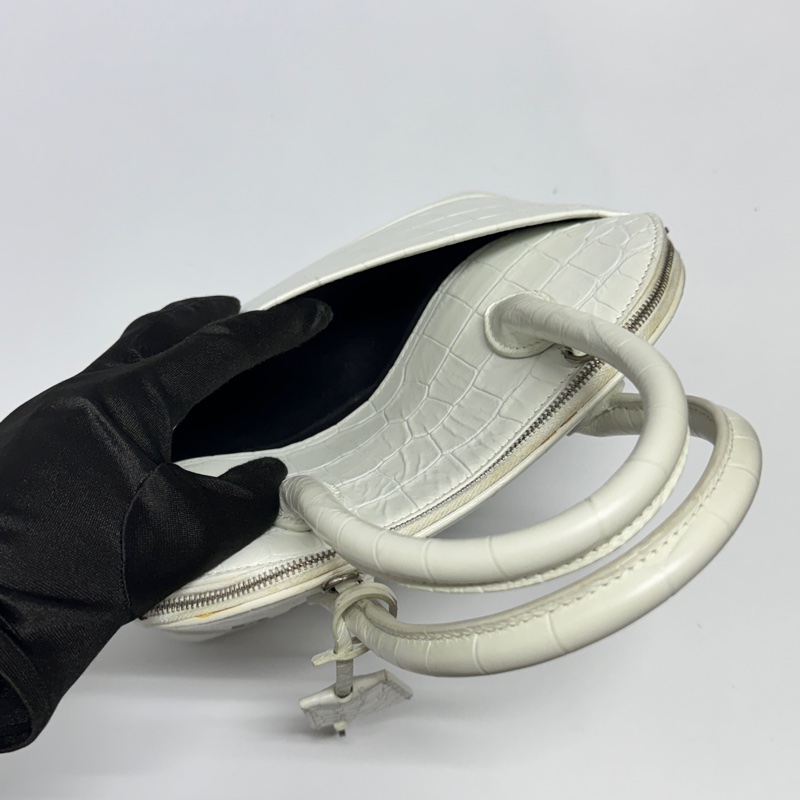 （稀有款🐊） Balenciaga 巴黎世家 鱷魚紋 斜背包【專櫃83,000】-14
