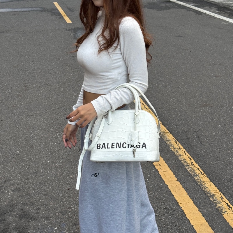 （稀有款🐊） Balenciaga 巴黎世家 鱷魚紋 斜背包【專櫃83,000】-24