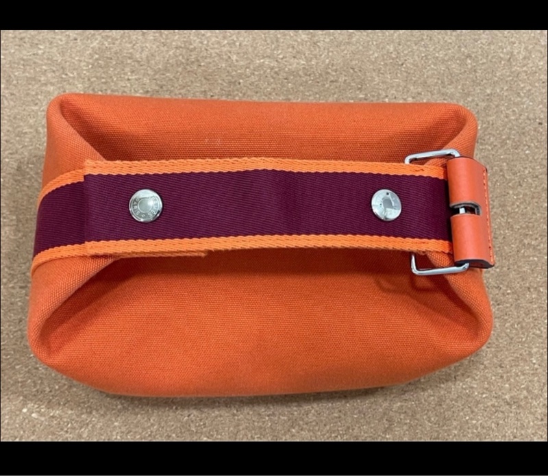 Hermès 愛馬仕 #肩背包 #飯盒包 #洗漱包 橙色-2