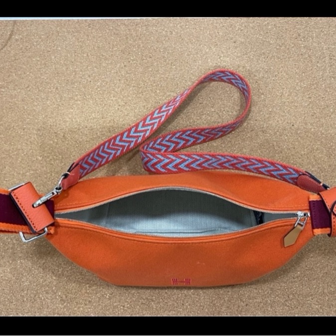 Hermès 愛馬仕 #肩背包 #飯盒包 #洗漱包 橙色-13