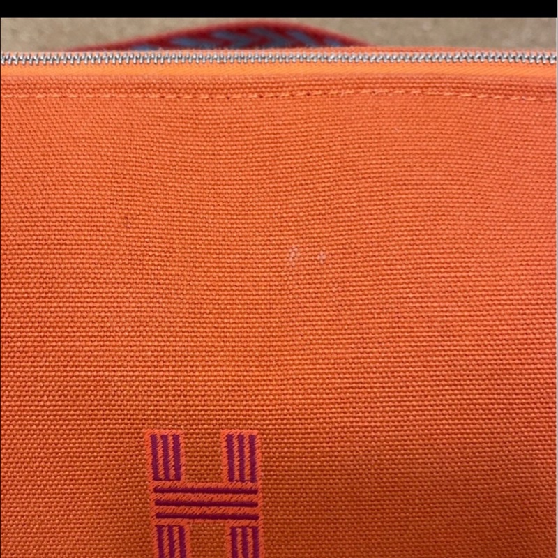 Hermès 愛馬仕 #肩背包 #飯盒包 #洗漱包 橙色-17