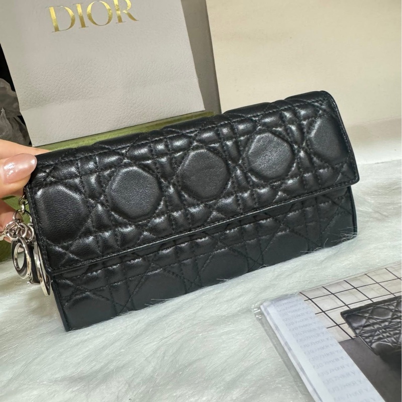Dior 黛妃發財長夾-0