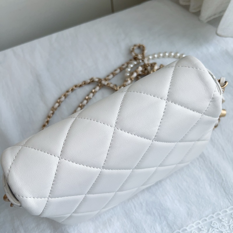 ෆ Chanel 21k珍珠調節扣方胖🫧🐚🤍-15
