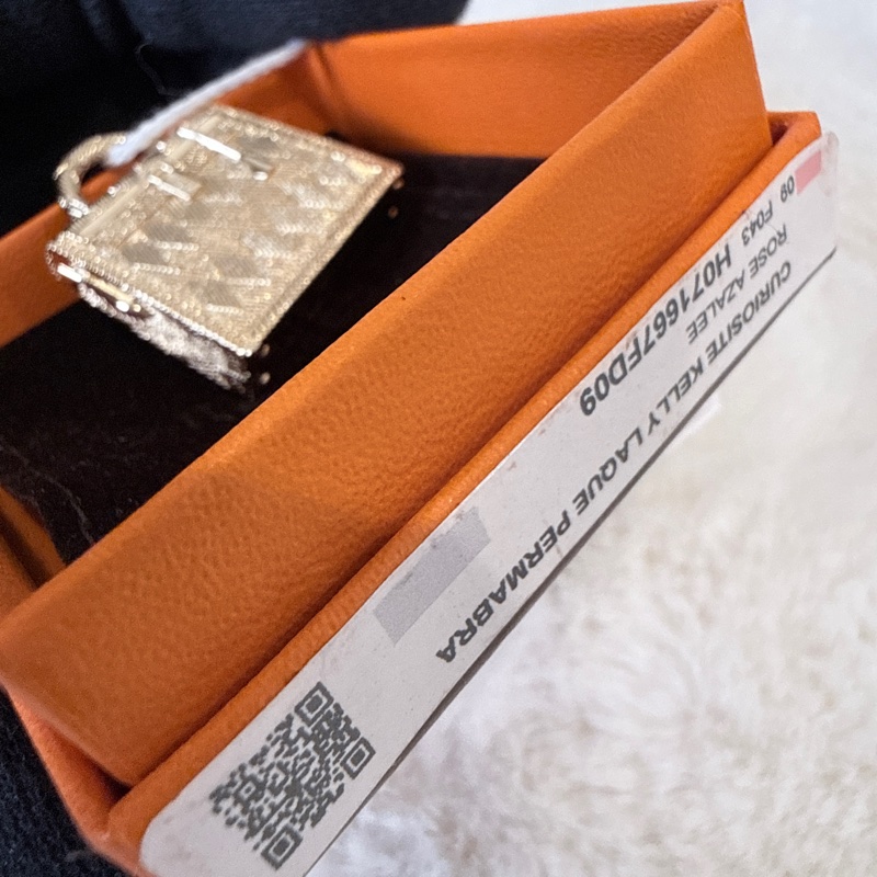 全新✨HERMES✨超難買經典Kelly造型絲巾釦包掛飾吊飾 收藏送禮-18