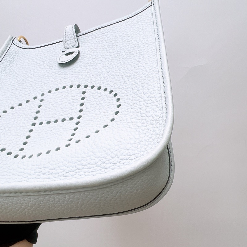 Hermes mini evelyne 伊芙琳聖杯藍金釦 Z-3