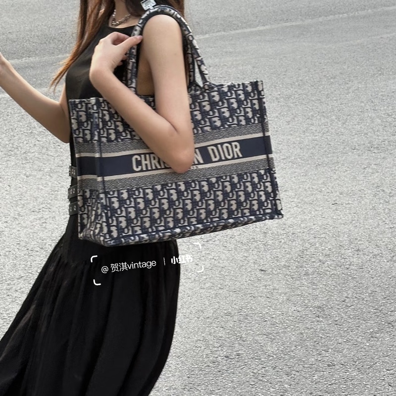 ෆ Dior Book tote老花托特中號-4