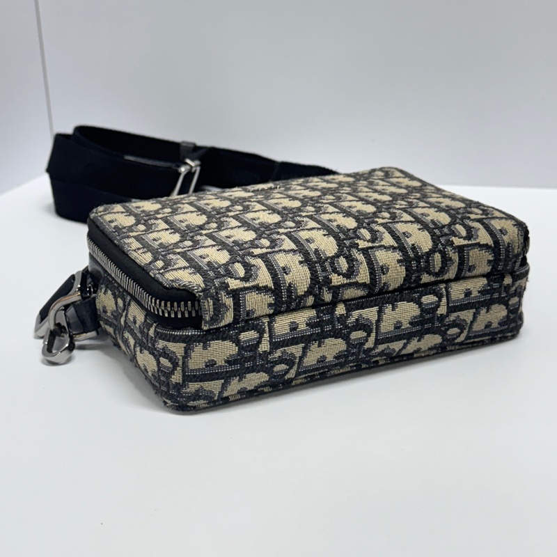 （極新🎁） Dior Oblique 緹花 經典款斜背包 【專櫃價60,000】-5