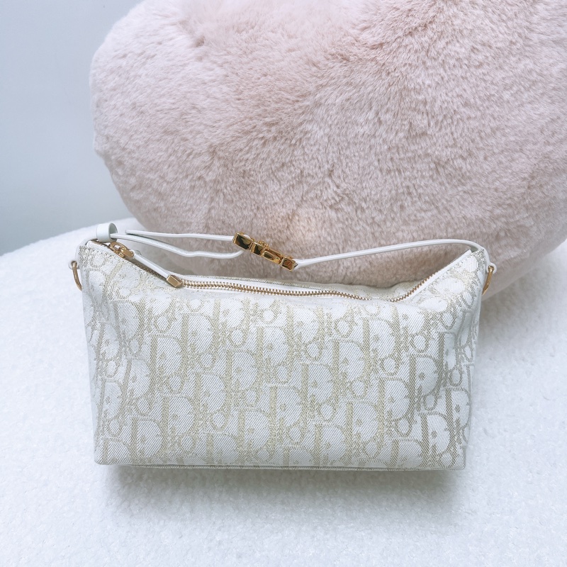 Dior diortravel nomad 金色刺繡老花飯盒包-0