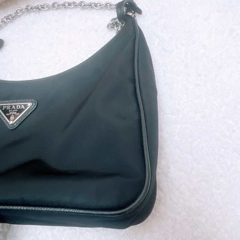 Prada re-edition 2005 黑色尼龍三合一 /腋下斜挎包-3