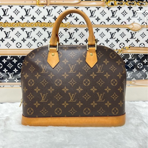 lv老花貝殼包 98新 Monogram 老花塗層帆布 32.0x 25.0x 16.0